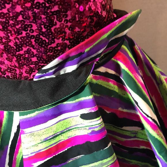 Neon dance costume Revolution Let's Go Girls Dance Costume Sz XLC/style# RC17100 - Picture 6 of 16